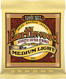 Pack of Medium Light Earthwood Bronze strings
